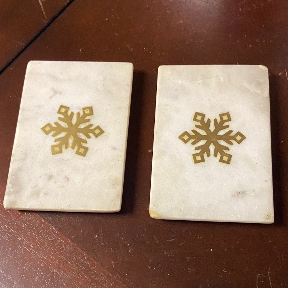 Marble coasters